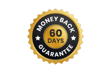 60-day money-back guarantee badge